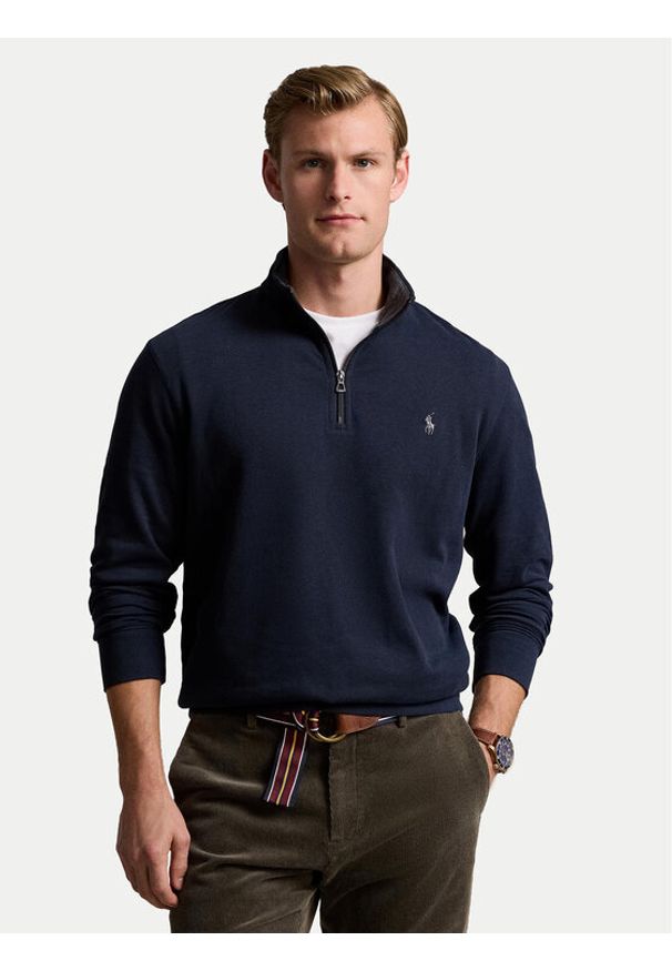 Polo Ralph Lauren Bluza 710812963003 Granatowy Regular Fit. Typ kołnierza: polo. Kolor: niebieski. Materiał: bawełna