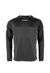 STANNO - Dziecięcy dżersej z długim rękawem Stanno Drive Match. Kolor: wielokolorowy, biały, czarny. Materiał: jersey. Długość rękawa: długi rękaw. Długość: długie #1