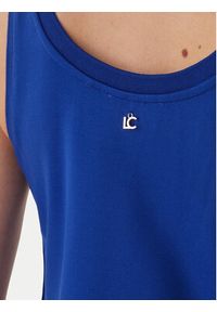 LOLA CASADEMUNT Sukienka codzienna LS2616148 Niebieski Regular Fit. Okazja: na co dzień. Kolor: niebieski. Materiał: wiskoza. Typ sukienki: proste. Styl: casual #3