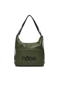 Nobo Torebka BAGT350 Khaki. Kolor: brązowy. Materiał: skórzane