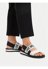 Love Moschino - LOVE MOSCHINO Sandały JA16033G0MJN410A Biały. Kolor: biały. Materiał: materiał #7