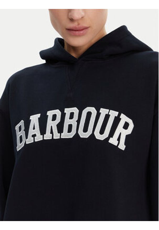 Barbour Bluza Northumberland LOL0592NY73 Granatowy Regular Fit. Kolor: niebieski. Materiał: bawełna