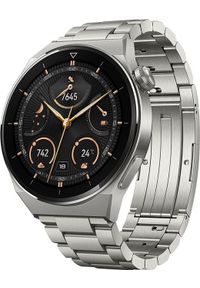 HUAWEI - Smartwatch Huawei Watch GT 3 Pro Elite 46mm Srebrny (55028834). Rodzaj zegarka: smartwatch. Kolor: srebrny #1