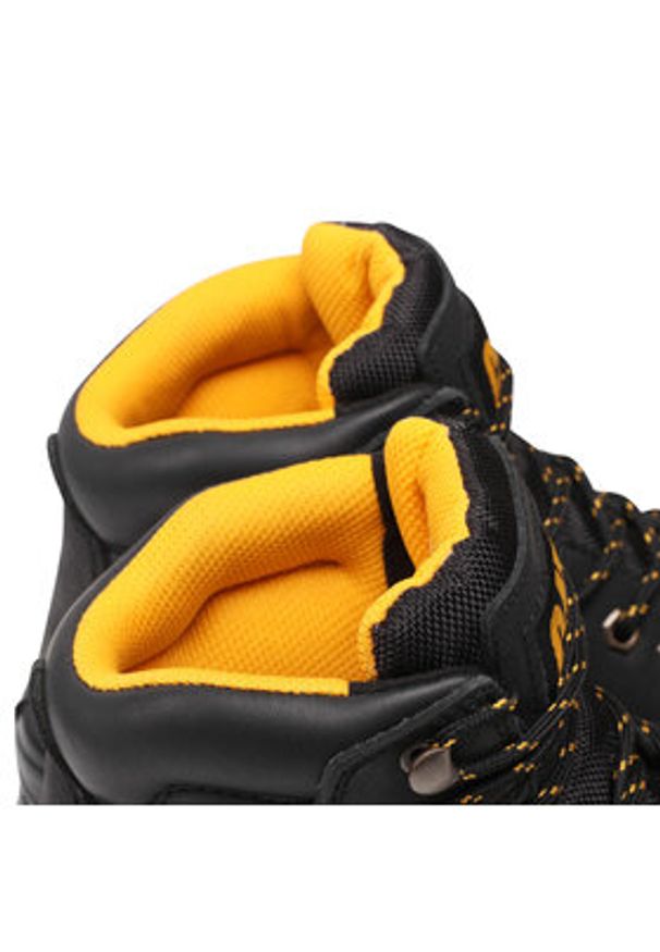 CAT Footwear Trapery Striver Bump St S3 P724913 Czarny. Kolor: czarny. Materiał: skóra
