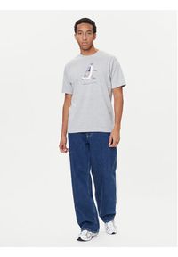 New Balance T-Shirt MT53941 Szary Regular Fit. Kolor: szary. Materiał: bawełna #4