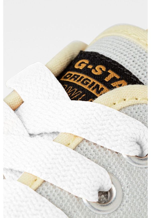 G-Star RAW - G-Star Raw Tenisówki damskie kolor czerwony. Nosek buta: okrągły. Zapięcie: sznurówki. Kolor: srebrny. Materiał: guma