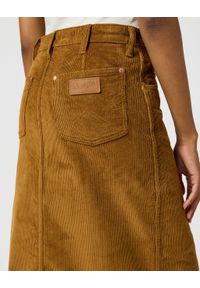 Wrangler - WRANGLER DAMSKIE SPÓDNICE SZTRUKSOWA WRANGLER CORDUROY MAXI COGNAC 112356436. Materiał: sztruks #4