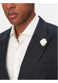 BOSS Marynarka Hutson Peak 262 50561857 Niebieski Slim Fit. Kolor: niebieski. Materiał: len #6