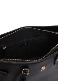 TOMMY HILFIGER - Tommy Hilfiger Torebka AW0AW19069 Czarny. Kolor: czarny. Materiał: skórzane #2