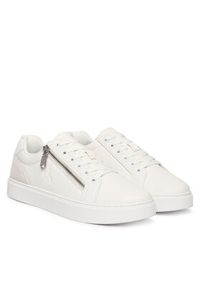 Calvin Klein Sneakersy Classic Cup Laceup Zip Lth YM0YM01437 Biały. Kolor: biały. Materiał: skóra #6
