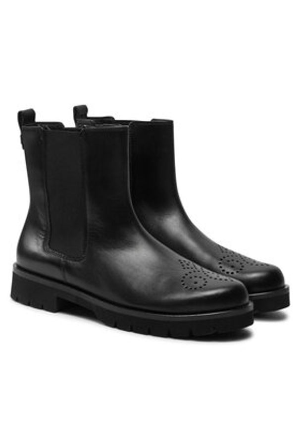 HÖGL Botki Robin 8-101533 Czarny. Kolor: czarny. Materiał: skóra