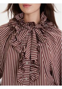 ViCOLO Koszula TF0287 Brązowy Regular Fit. Kolor: brązowy. Materiał: wiskoza #3