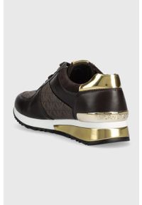 MICHAEL Michael Kors sneakersy Allie 43R6ALFP2B.200 kolor brązowy. Nosek buta: okrągły. Zapięcie: sznurówki. Kolor: brązowy. Materiał: guma #2