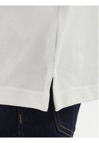 Calvin Klein Jeans Polo Easy Monologo LV04RF209G Biały Regular Fit. Typ kołnierza: polo. Kolor: biały. Materiał: bawełna #4