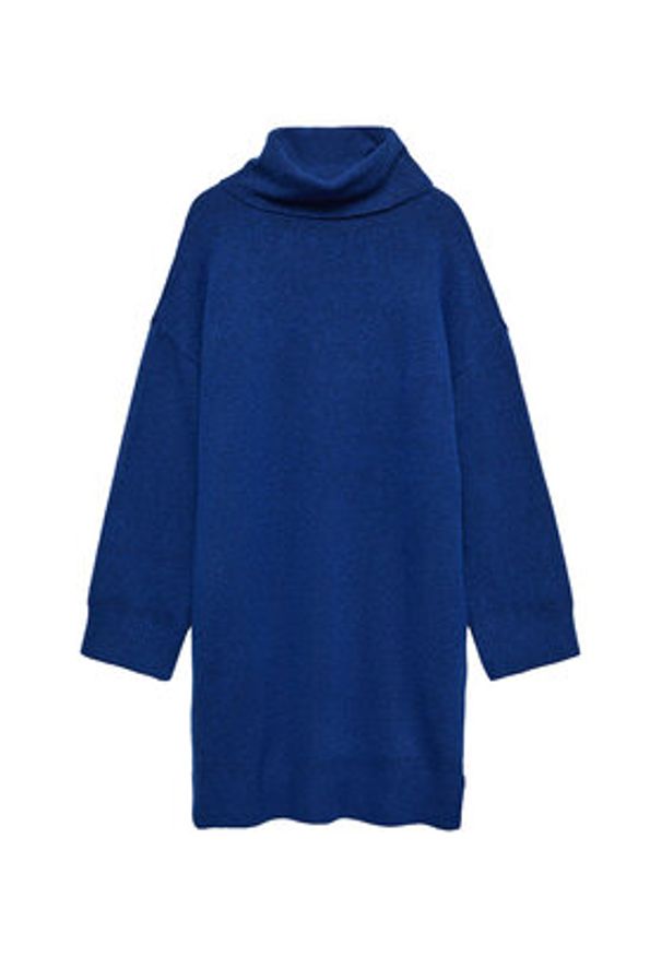 Vero Moda Sukienka dzianinowa Aquarius 10331900 Niebieski Regular Fit. Kolor: niebieski. Materiał: syntetyk