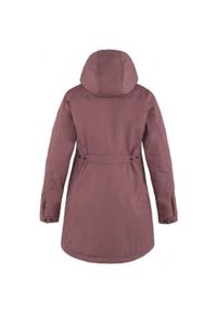 Fjällräven - Płaszcz damski Fjallraven Kiruna Padded Parka. Kolor: różowy. Materiał: puch. Sport: turystyka piesza