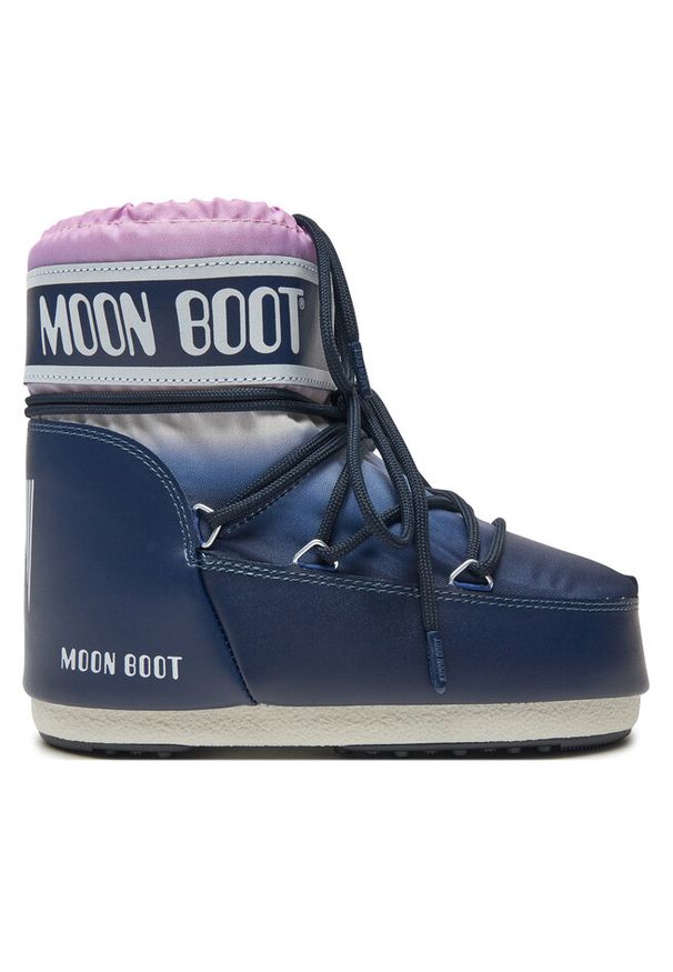 Śniegowce Moon Boot. Kolor: niebieski