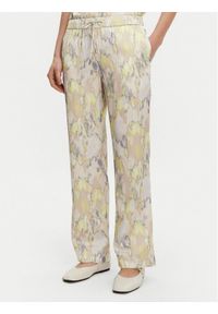 Calvin Klein Spodnie materiałowe K20K208425 Kolorowy Regular Fit. Materiał: wiskoza, syntetyk. Wzór: kolorowy #1