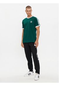 Adidas - adidas T-Shirt adicolor Classics 3-Stripes IM9387 Zielony Slim Fit. Kolor: zielony. Materiał: bawełna #3