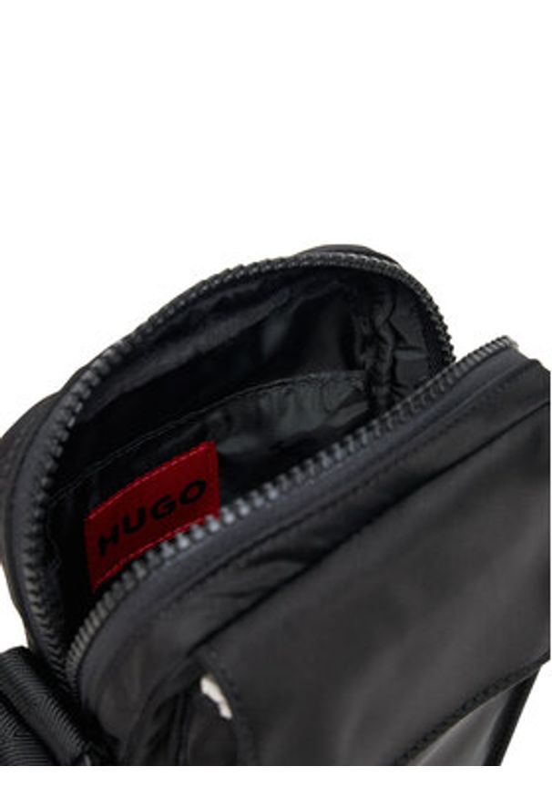 Hugo - HUGO Saszetka 50540250 Czarny. Kolor: czarny. Materiał: materiał