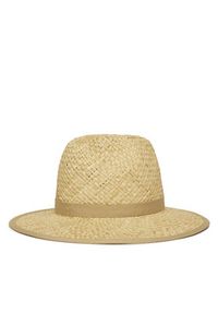 TOMMY HILFIGER - Tommy Hilfiger Kapelusz Premium Beach Fedora AW0AW17135 Beżowy. Kolor: beżowy