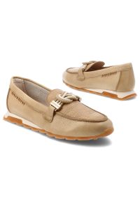 Półbuty damskie Hispanitas, ze skóry naturalnej wsuwany krój metalowa ozdoba na podbiciu, beżowe, HV264662 Bolero-V26 Desert. Okazja: na co dzień. Kolor: beżowy. Materiał: skóra. Szerokość cholewki: normalna. Wzór: aplikacja. Styl: casual, elegancki #5