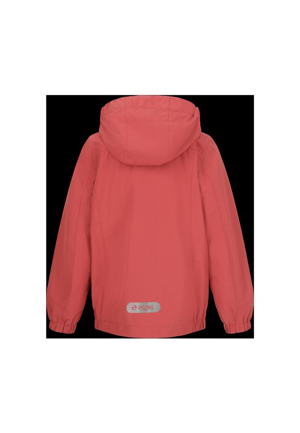 ZigZag - Dziewczęca kurtka wodoodporna Zigzag Orkan. Kolor: czerwony. Sport: turystyka piesza