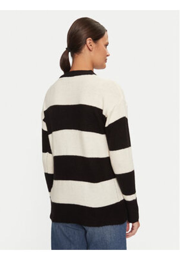 Brave Soul Sweter LKX-230TRIHO Écru Regular Fit. Materiał: syntetyk