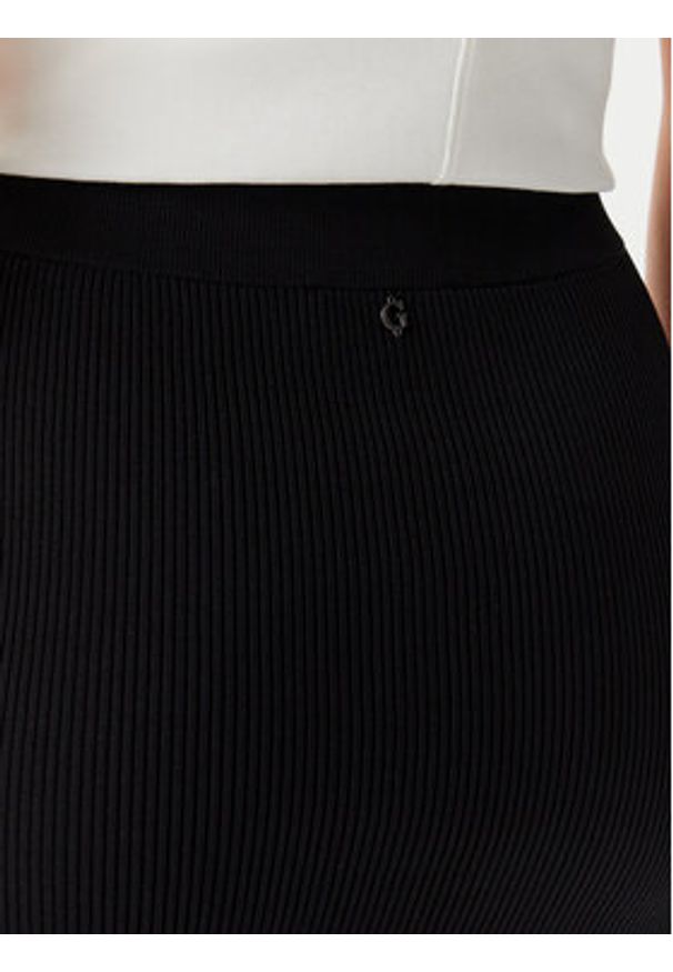 Guess Spódnica ołówkowa W5GD88Z3L10 Czarny Regular Fit. Kolor: czarny. Materiał: wiskoza