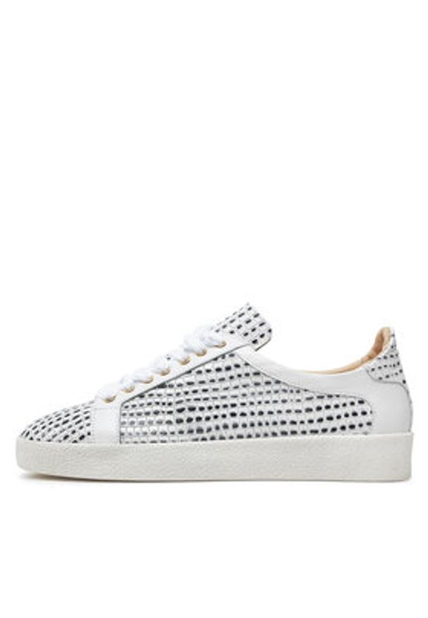 Baldowski Sneakersy D04702-0046-004 Biały. Kolor: biały. Materiał: skóra