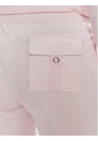 Juicy Couture Spodnie dresowe Heritage Dog JCBBJ223814 Różowy Slim Fit. Kolor: różowy. Materiał: welur, dresówka #4