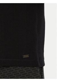 BOSS T-Shirt Structure 50540567 Czarny Regular Fit. Kolor: czarny. Materiał: syntetyk #2