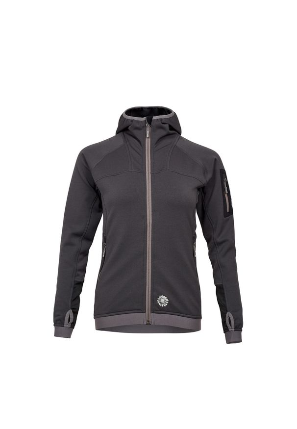 Bluza polarowa trekkingowa damska Milo Heyoo Lady. Kolor: szary, wielokolorowy, czarny. Materiał: poliester. Sport: turystyka piesza