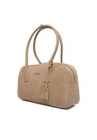 Gino Rossi - GINO ROSSI Torebka EO-LA482-7019-2 Beżowy. Kolor: beżowy. Materiał: zamszowe, skórzane #7