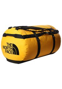 Torba The North Face Base Camp Duffel XXL 0A52SDZU31 - żółta. Kolor: żółty. Materiał: nylon. Wzór: paski. Sport: fitness