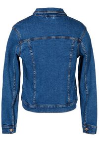 Zizzi Kurtka jeansowa J10904A Niebieski Regular Fit. Kolor: niebieski. Materiał: jeans #5