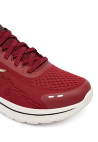 skechers - Skechers Sneakersy Go Walk Arch Fit N-Joy 217075 DKRD Bordowy. Kolor: czerwony. Materiał: materiał #6