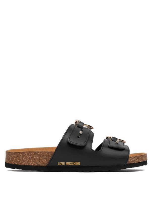 Love Moschino - Klapki LOVE MOSCHINO. Kolor: czarny