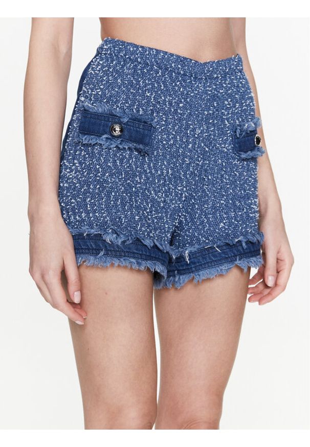 Pinko Szorty materiałowe 100405 A0I3 Niebieski Regular Fit. Kolor: niebieski. Materiał: bawełna