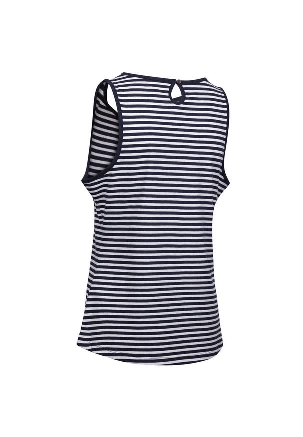 TRESPASS - Vest Top Damski Paski Kelly. Kolor: niebieski. Wzór: paski