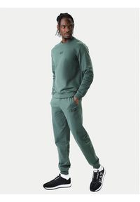 EA7 Emporio Armani Spodnie dresowe 8NPP66 PJVRZ U7260 Zielony Regular Fit. Kolor: zielony. Materiał: bawełna #5