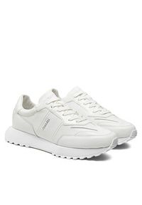 Calvin Klein Sneakersy Low Top Lace Up Lth W/ Hf HM0HM01479 Biały. Kolor: biały. Materiał: skóra #4