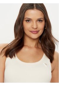 Guess Top V4YP06 K8RT2 Écru Regular Fit. Materiał: wiskoza #3