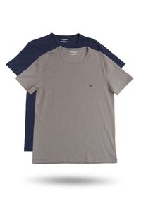 Emporio Armani - T-SHIRT 2-PAK emporio armani. Wzór: nadruk, gładki