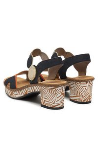 Rieker Sandały CEO-63876-90 Kolorowy. Materiał: syntetyk. Wzór: kolorowy #6