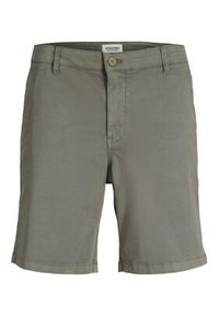 Jack & Jones Szorty materiałowe Ace Vance 12293005 Zielony ciemny Relaxed Fit. Kolor: zielony. Materiał: bawełna #7
