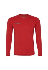 Koszulka termoaktywna z długim rękawem dla dorosłych Hummel First Performance. Kolor: różowy, wielokolorowy, czerwony. Materiał: jersey. Długość rękawa: długi rękaw. Długość: długie