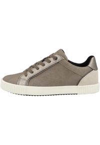 Geox - Buty GEOX D BLOMIEE Brązowy. Kolor: brązowy, wielokolorowy, beżowy. Materiał: tkanina, skóra. Sport: turystyka piesza