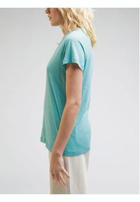 Lee T-Shirt L41JEN41 112330436 Turkusowy Regular Fit. Kolor: turkusowy. Materiał: lyocell #3