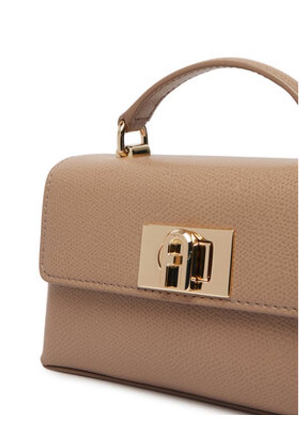 Furla Torebka 1927 Mini WE00423 ARE000 CN 1257S Beżowy. Kolor: beżowy. Materiał: skórzane